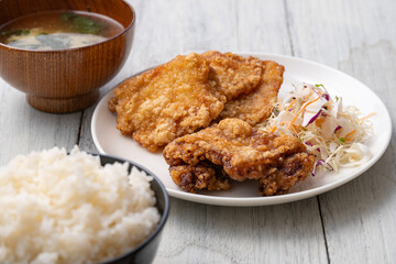 美味しそうな唐揚げ	