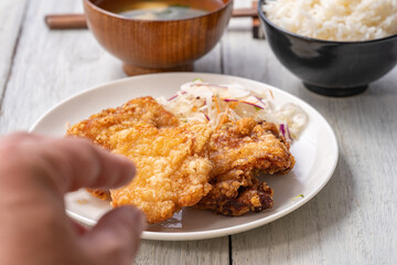 美味しそうな唐揚げ