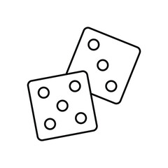 Dice Vector icon which can easily modify or edit