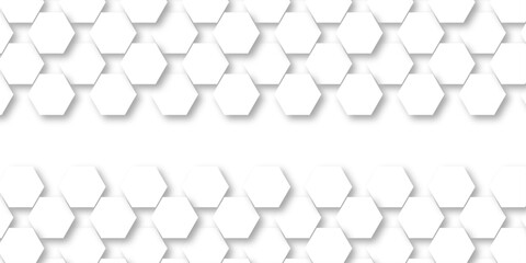 Abstract honeycomb hexagon vector background .Geometric texture design with modern grid, digital tech mesh, seamless tile pattern and futuristic 3D hexagonal structure illustration .