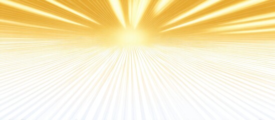Obraz premium Bright, golden rays radiating outward, with a soft white background