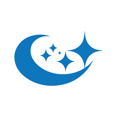 Modern abstract vacuum hose cleaning logo representing spotless hygiene services