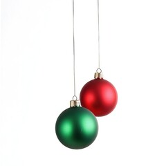 Hanging christmas ball decoration decorations ornaments green.