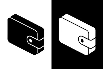 3D Digital Wallet Icon with Gradient Effect for UI and App Design.