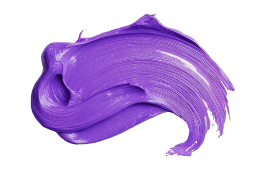 Swirling, vibrant purple smear