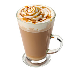Caramel Latte: Gourmet Coffee Drink Photography -  Creamy, Sweet, Indulgent Beverage