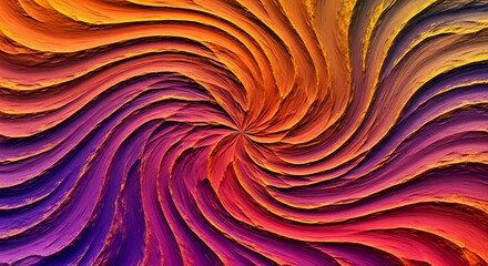 Abstract Sand Swirls with Beautiful Sunset Colors