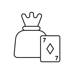 Card Money Vector icon which can easily modify or edit