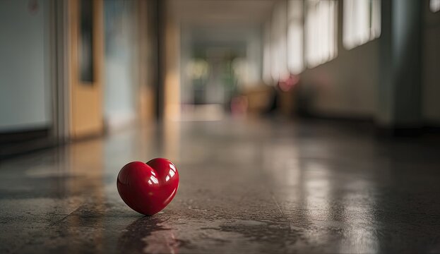 Red Apple in a Hallway