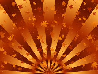 もみじ小、後光、9オレンジB