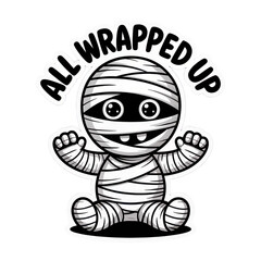 cartoon, vector, illustration, halloween, character, child, funny, design, drawing, art, costume, monster, fun, zombie, comic, face, human