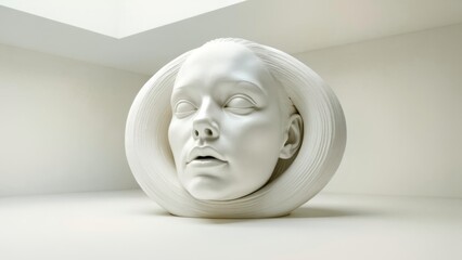 White Avatar Art Scene