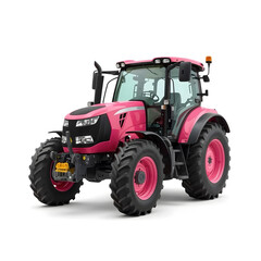 Obraz premium Modern Pink Tractor 3D