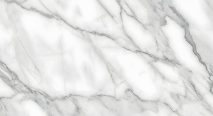 Elegant White Marble Texture with Gray Veins for Modern Design.
