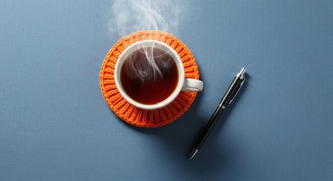 Warm Tea, Cozy Atmosphere: A Moment of Tranquility