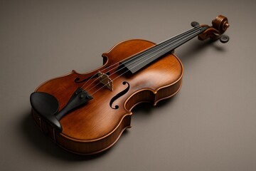 Fototapeta premium Photorealistic violin