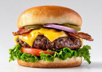 Close-up of a classic cheeseburger (5)