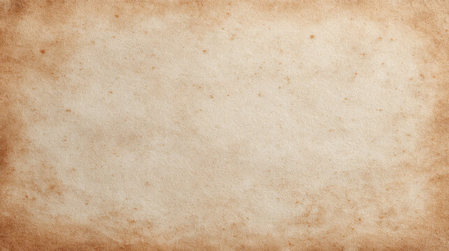 Blank vintage halloween label background with textured aged paper and warm brown tones creating nostalgic spooky atmosphere