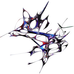 Modern 3D chrome metallic futuristic style perfect for logo design poster or digital art