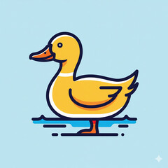 Obraz premium vektor of duck