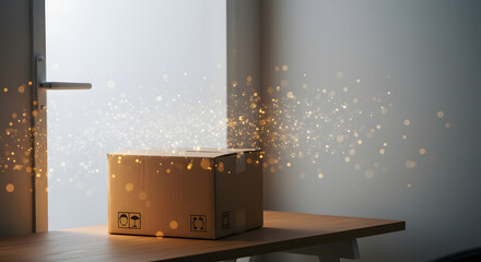 Durable eco-friendly cardboard shipping box for secure logistics reliable transportation and versatile storage solutions in retail business and industrial sectors