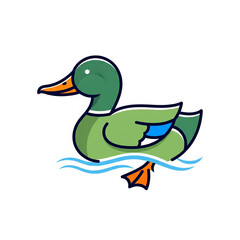 Obraz premium vektor of duck