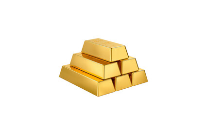 Stacked precious gold bars representing wealth investment and financial success