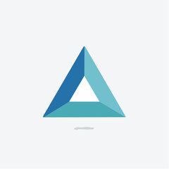 Geometric Triangle Logo Design.