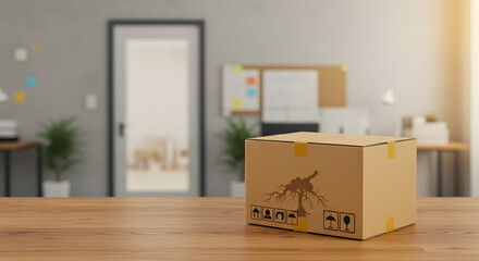 Modern office workspace with professional environment organized desk innovative interior design collaborative atmosphere and sleek furniture for productivity