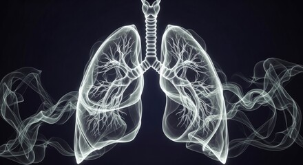 Lungs Anatomy Smoke Inhalation Respiratory System.
