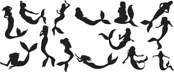 mermaid silhouette vector, fantasy mermaid outline, sea mermaid artwork, marine girl clipart, swimming mermaid doodle, fairy mermaid shadow, ocean mermaid cartoon, mythical mermaid design, aquatic mer