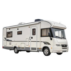 Travel Motorhome isolated on transparent background  
