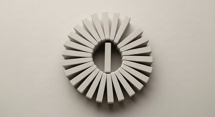 Obraz premium Abstract neutral arrangement using rectangles, geometric shapes concept