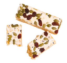 Sachima with cream sunflower seeds