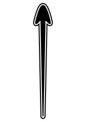 Simple Arrow Pointing Up