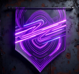 peace symbol on grunge wall