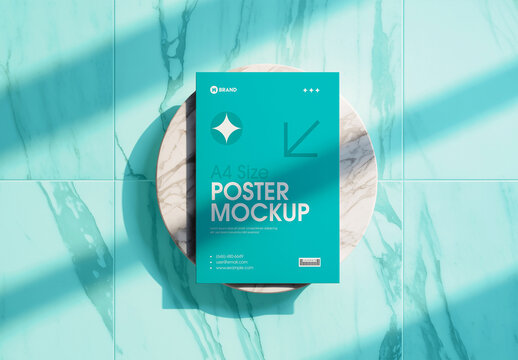 A4 Size Poster Mockup