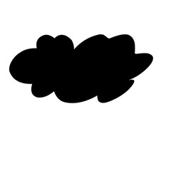 Cloud line art icon symbol cloud web storage