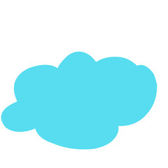 Cloud line art icon symbol cloud web storage