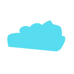 Obraz premium Cloud line art icon symbol cloud web storage