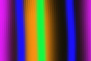 Abstract vertical stripes of vibrant colors, digital art