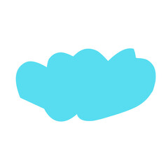 Cloud line art icon symbol cloud web storage