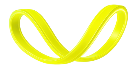 Neon yellow flexible strip light
