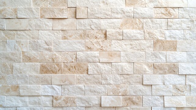Luxury Bathroom Sanitized Concept, Textured Beige Stone Wall for Modern Interiors
