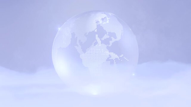 Global network connection and data connection concept.
Globe nature and eco friendly environment, World environment.
World communication technology.International trade.3d background 4k loop.3d render.