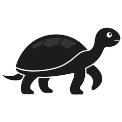: minimalist-black-silhouette-icon-of-a-turtle 