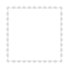 Border Frame — Symmetrical Filigree Design for Decorative Use