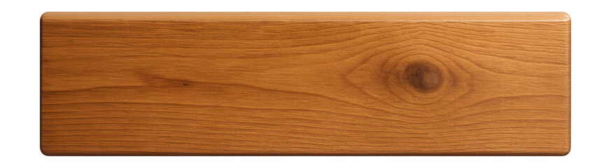 Fototapeta premium Wooden bench slat with flat profile and smooth edges