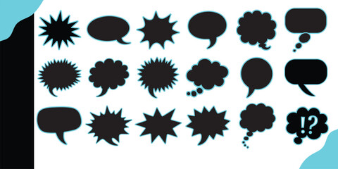 Speech Bubble Collection design