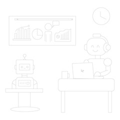 Artificial Intelligence Business Concept Illustration